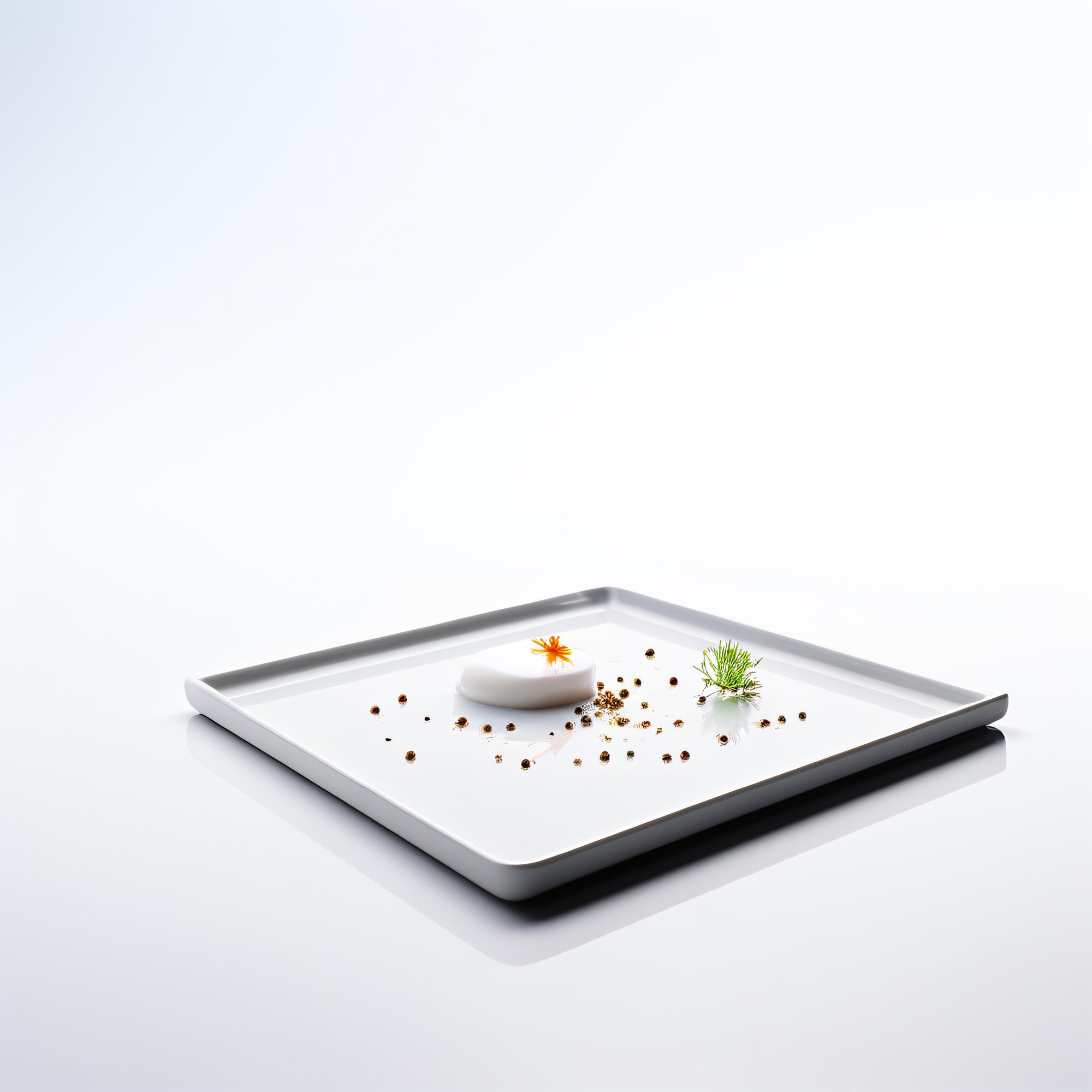Finished plate with modern plating